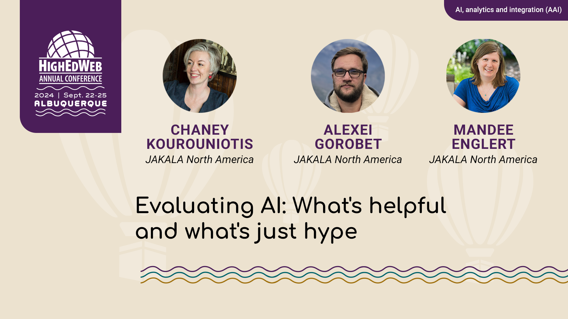 Evaluating AI: What's helpful and what's just hype at 2024 Annual Conference