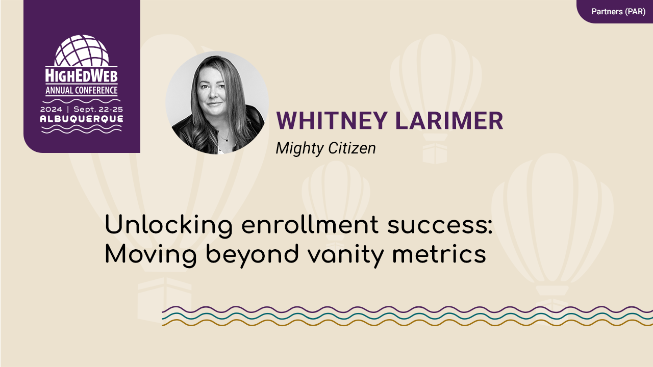 Unlocking enrollment success: Moving beyond vanity metrics