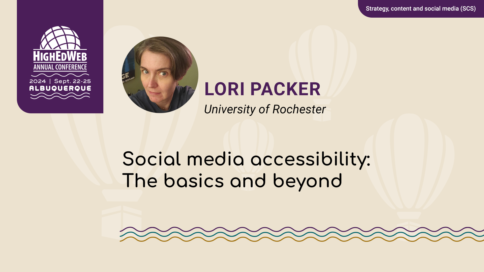 Social media accessibility: The basics and beyond at 2024 Annual Conference