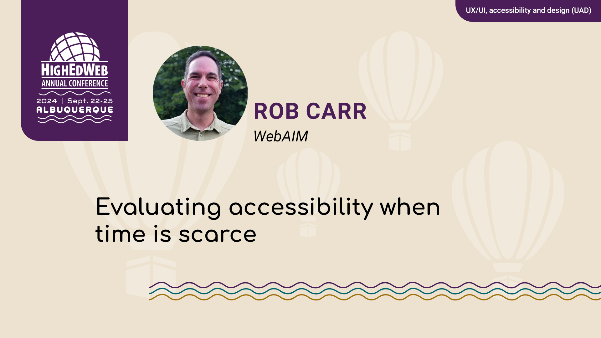 Evaluating accessibility when time is scarce