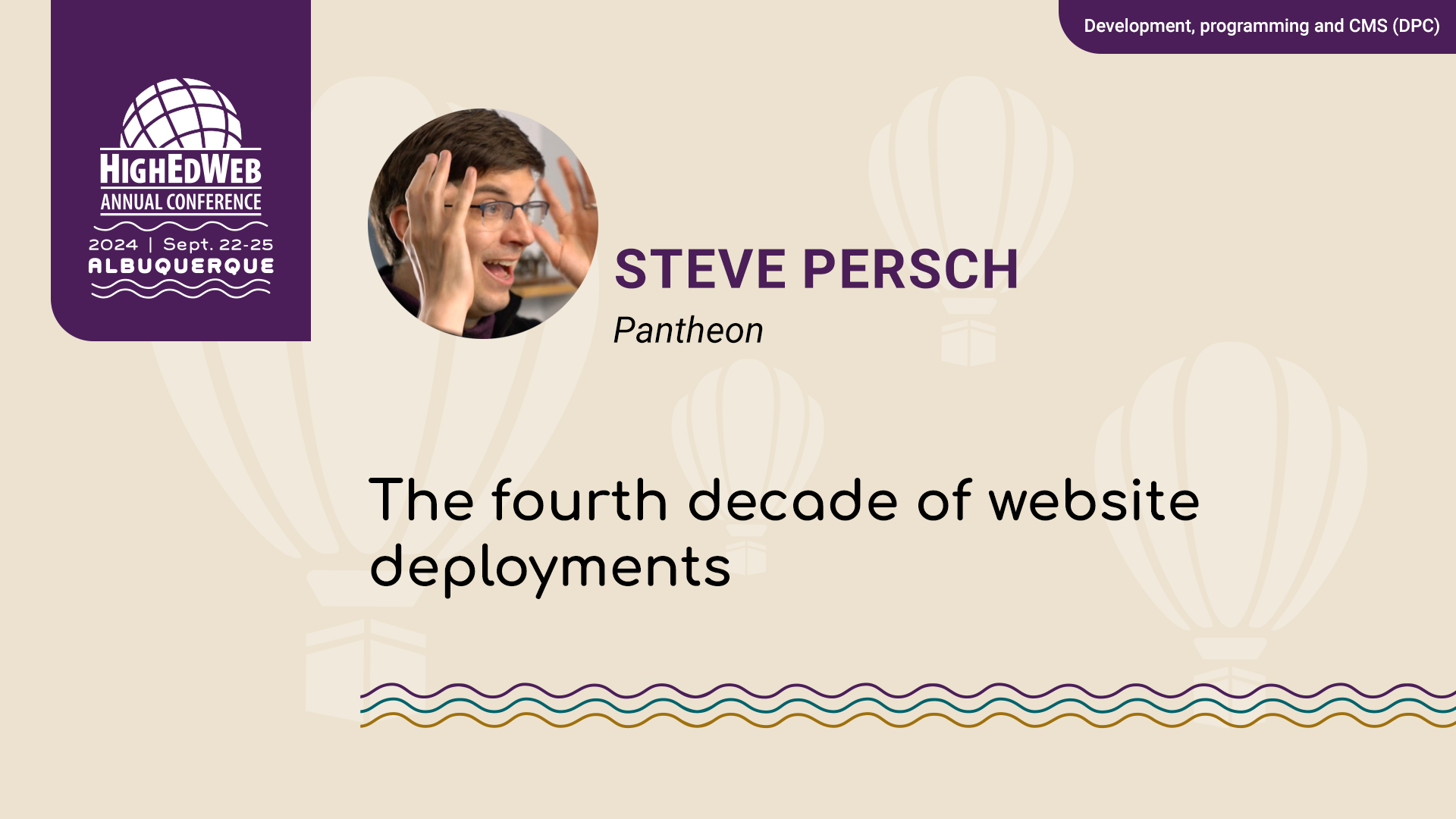 The fourth decade of website deployments