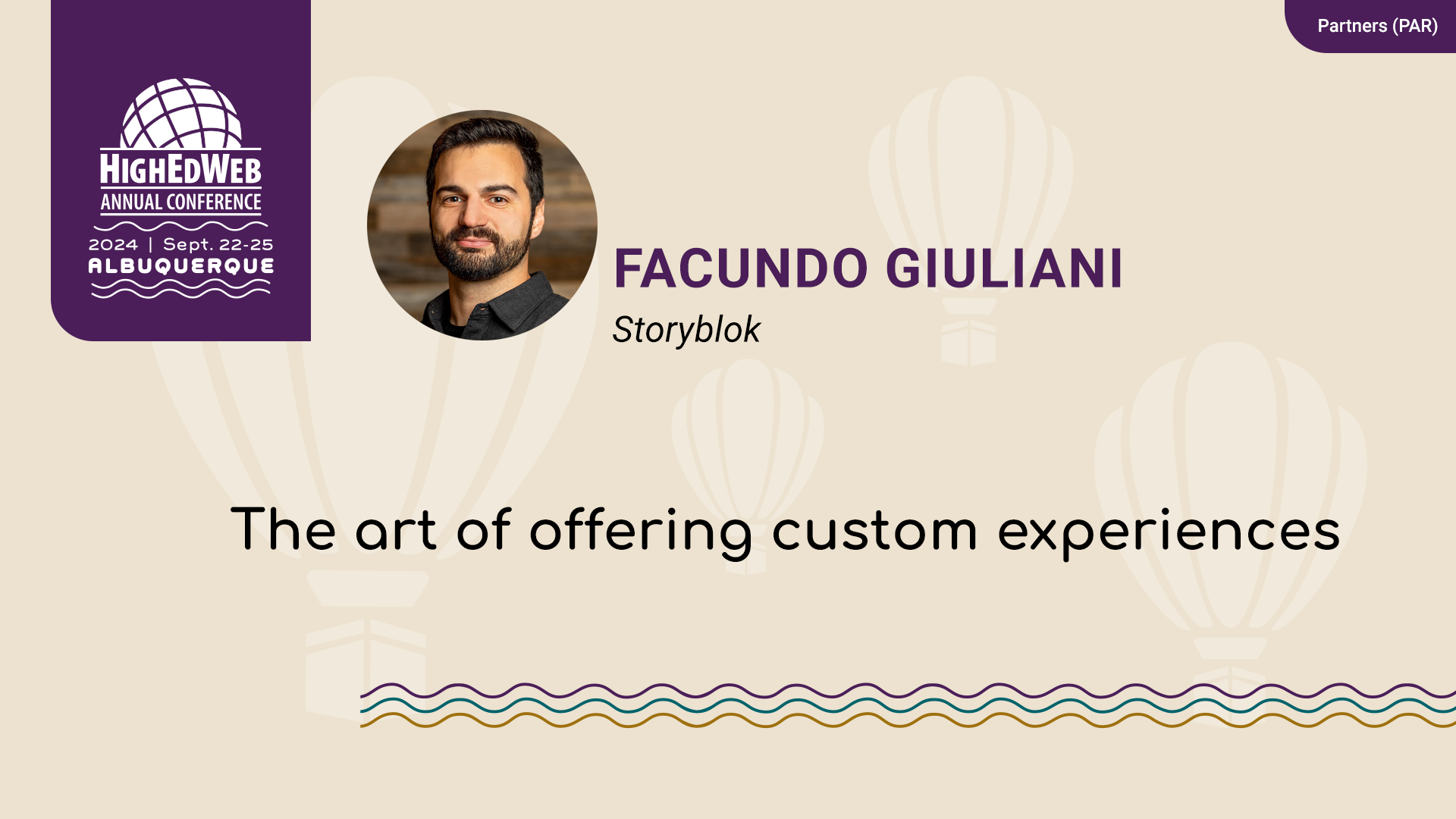 The art of offering custom experiences