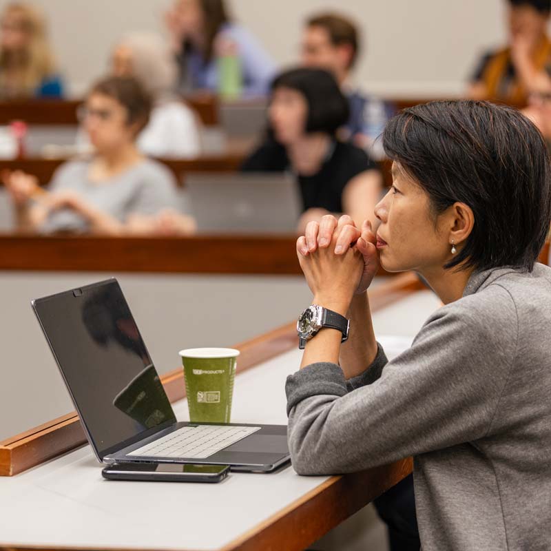 Attendee is session at a regional conference