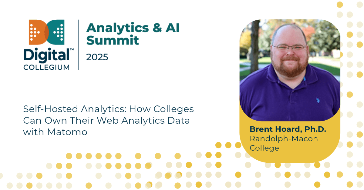 Self-hosted analytics: How colleges can own their web analytics data with Matomo