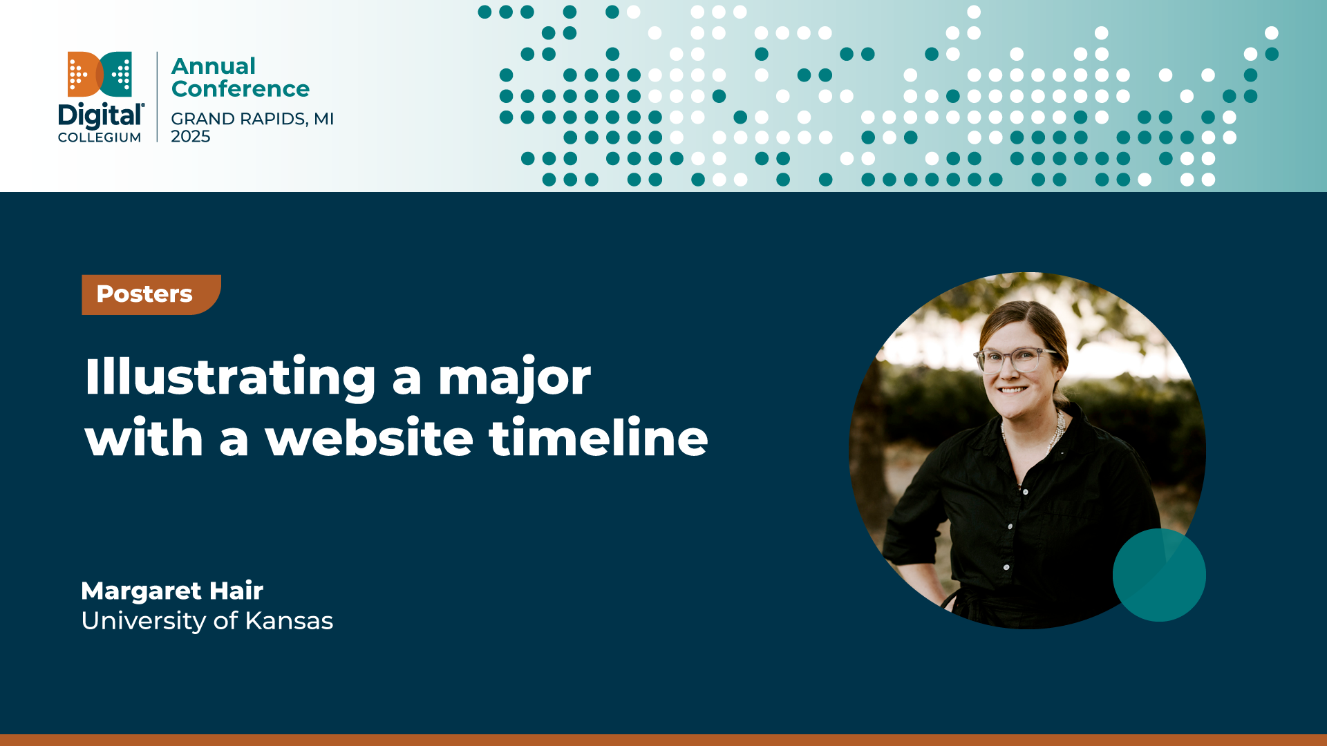 Illustrating a major with a website timeline