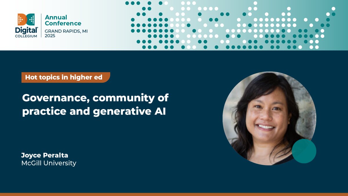 Governance, community of practice and generative AI