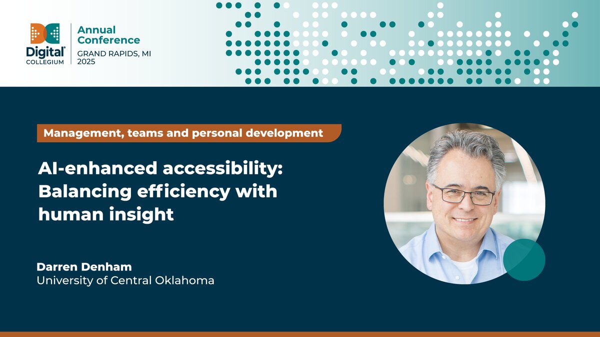 AI-enhanced accessibility: Balancing efficiency with human insight