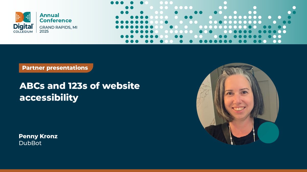ABCs and 123s of website accessibility