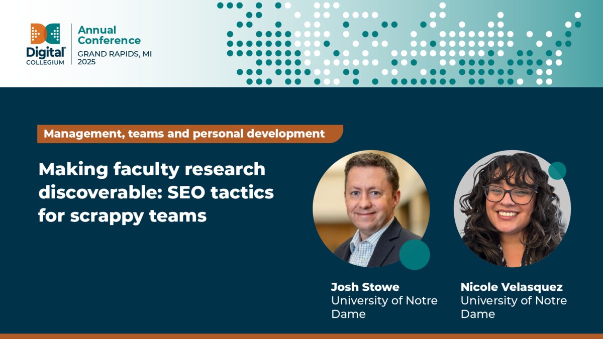 Making faculty research discoverable: SEO tactics for scrappy teams