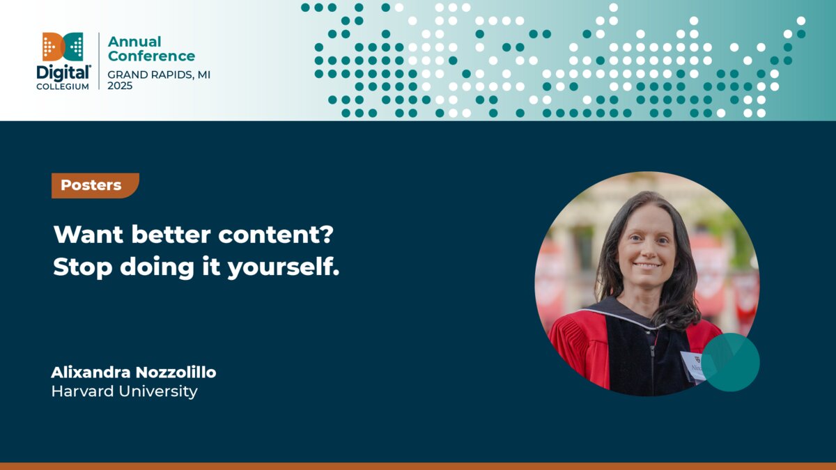Want better content? Stop doing it yourself.