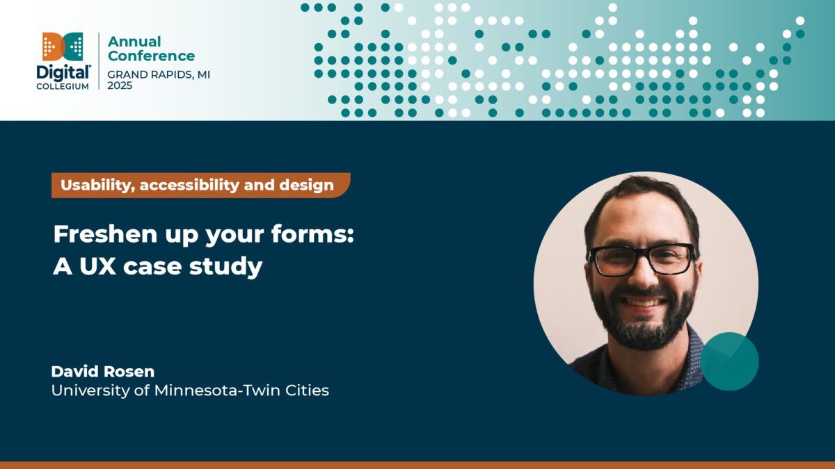 Freshen up your forms: A UX case study