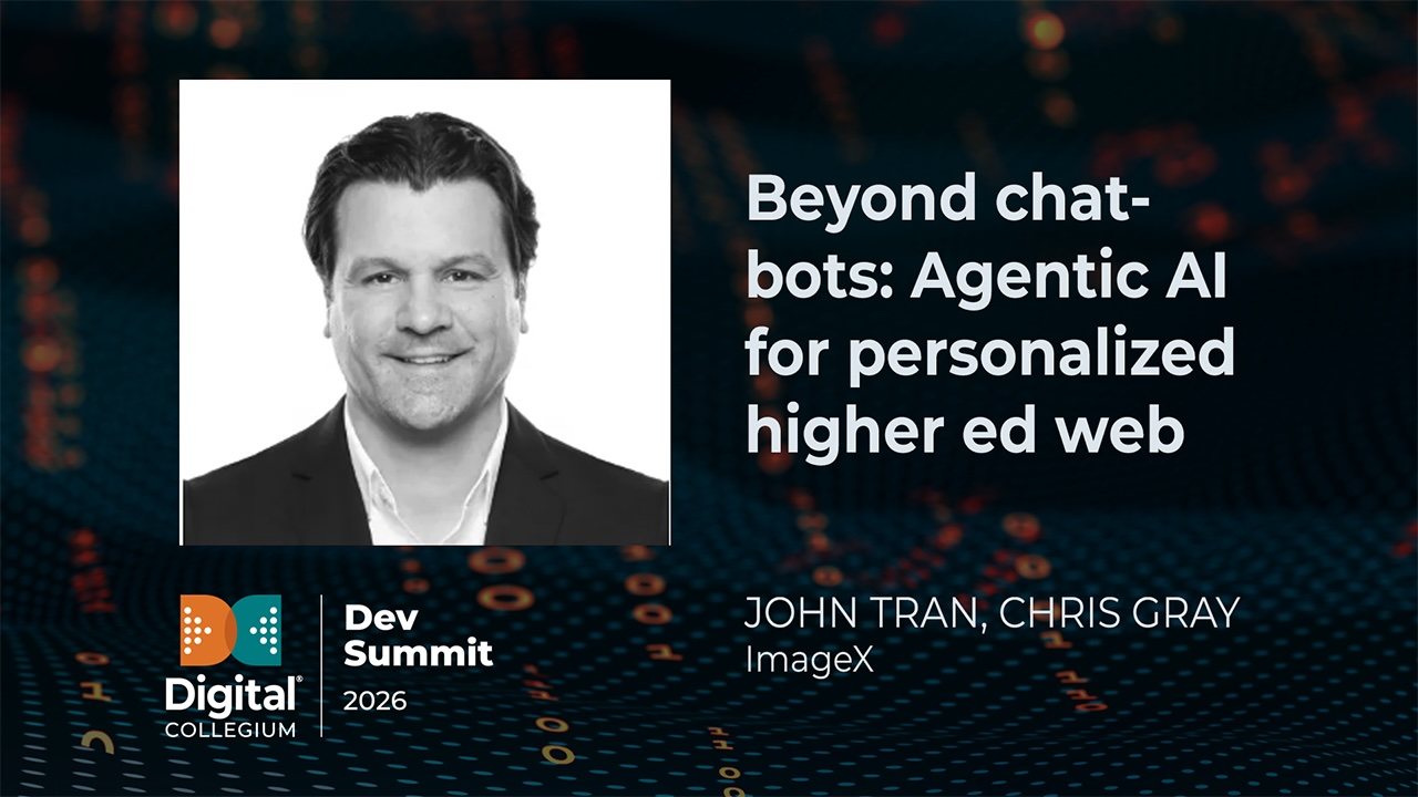 Beyond chatbots: Agentic AI for personalized higher ed web experiences