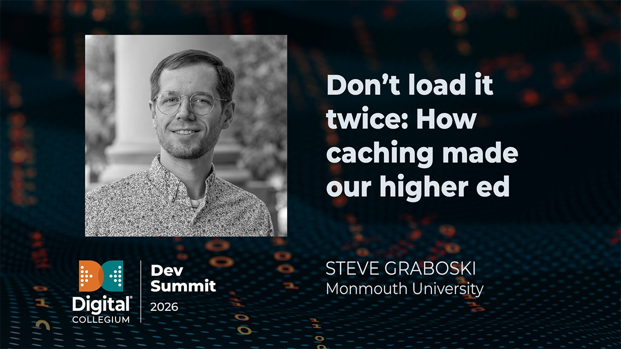 Don’t load it twice: How caching made our higher ed site one of the fastest