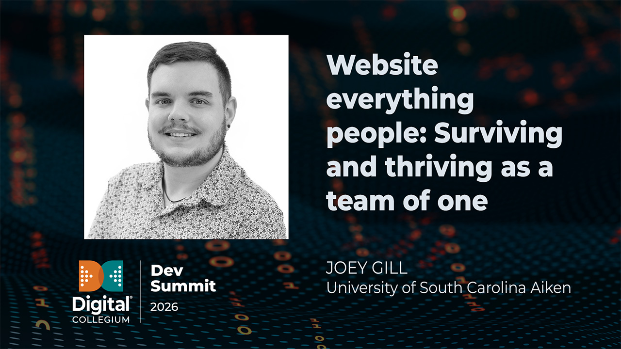 Website everything people: Surviving and thriving as a team of one