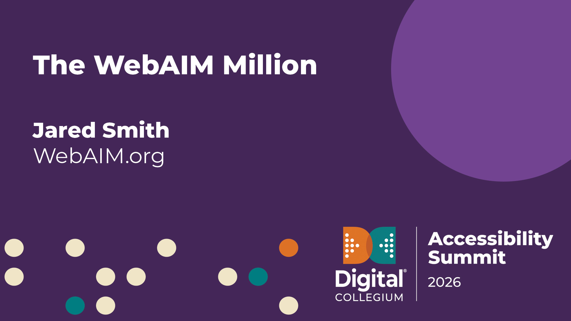 The WebAIM Million: An annual web accessibility analysis of the top 1,000,000 homepages
