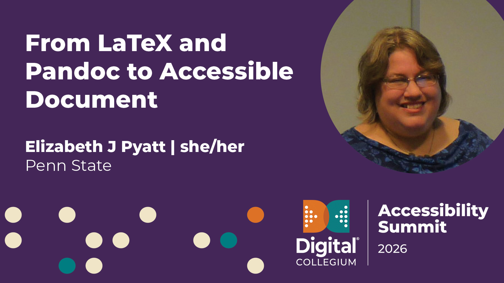 From LaTeX and Pandoc to accessible documents
