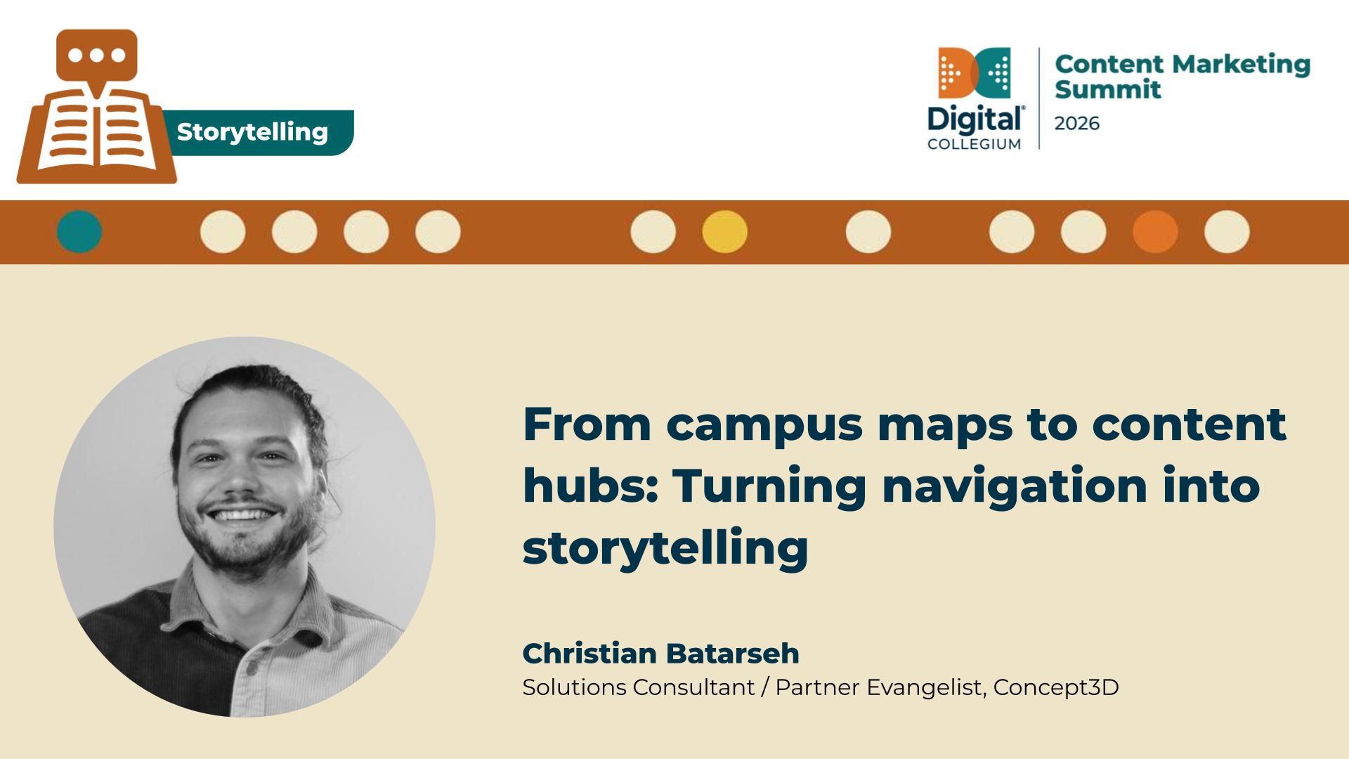 From campus maps to content hubs: Turning navigation into storytelling