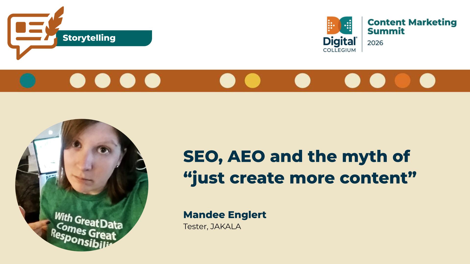 SEO, AEO and the myth of “just create more content”